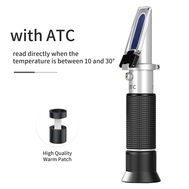 0-80% Brix Meter Refractometer, Refractometer Honey,Portable Refractometer, Refractometer,brix Refractometer for Measuring Sugar Content in Honey, Fruit,Maple Syrup and Other Sugary Drink