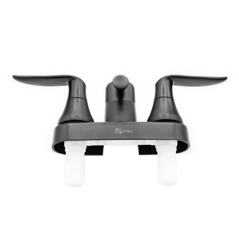 Dura Faucet DF-SA110LH-MB RV Tub, Shower Faucet Valve Diverter with Winged Levers (Matte Black) Matte Black