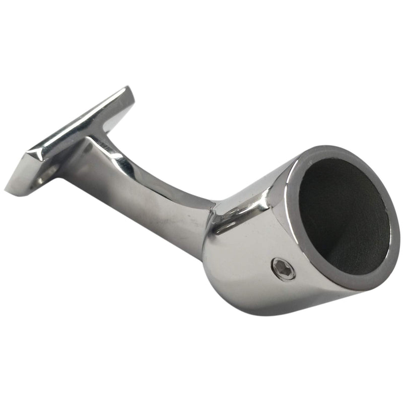 NRC&XRC Marine Boat Yacht Heavy Dudy 316 SS High Leg Hand Rail 60 Degree End Stanchion for Pipe 7/8 Inch (22mm) 7/8 in