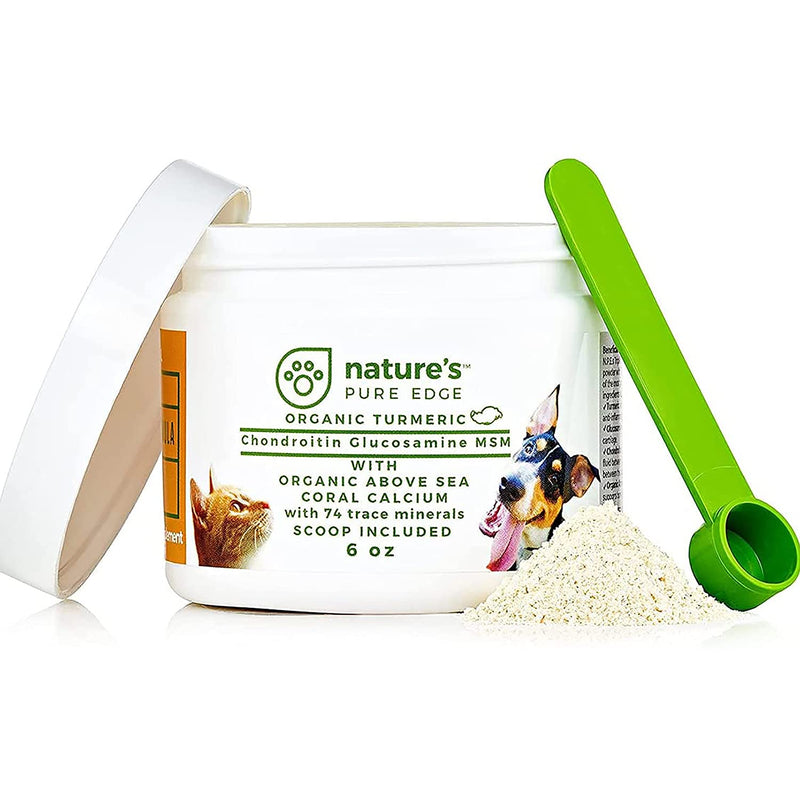 Powerful PET Hip & Joint - with Organic Turmeric - Natural Ingredients - Triple Strength - Chondroitin - Glucosamine - MSM - Organic Sea Coral Calcium. Extra Large 170 Grams. - PawsPlanet Australia