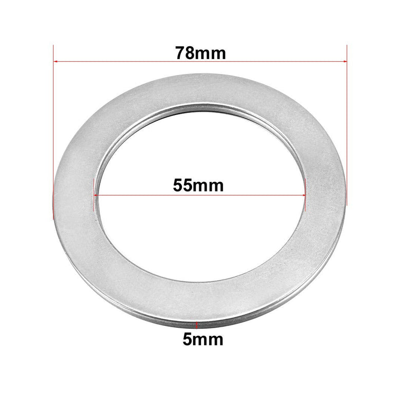 uxcell AXK5578 Thrust Needle Roller Bearings with Washers 55mm Bore 78mm OD 3mm Width 55mmx78mmx3mm