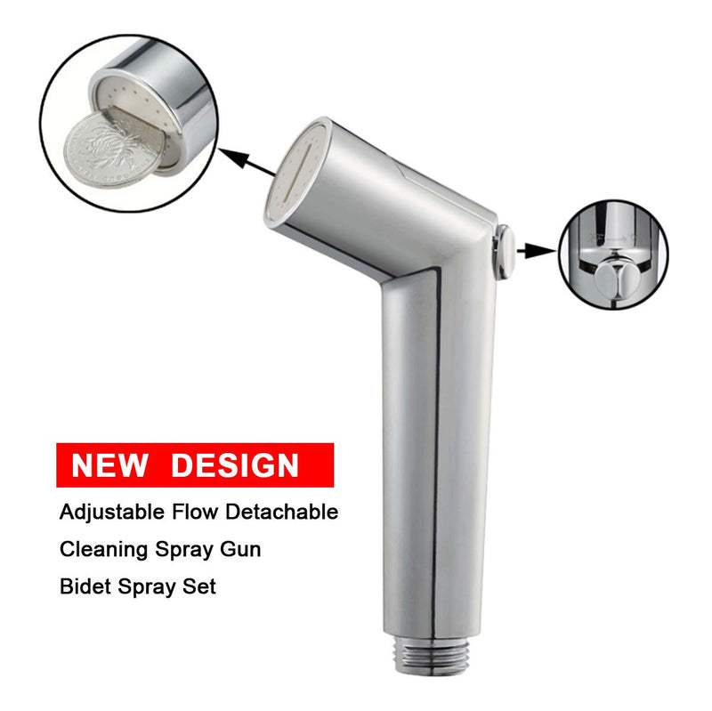 SUMERAIN Pet Shower Sprayer, Dog Shower Attachment with Solid Brass Diverter, Flow regulating Sprayer, 8 Feet Extra Long Hose, Chrome Finish