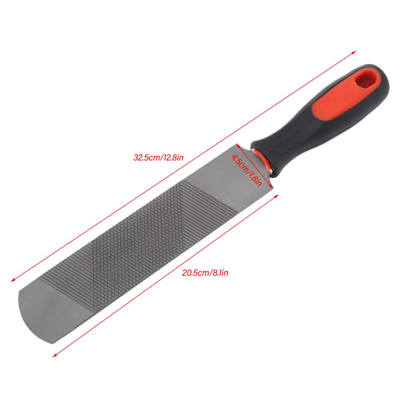 Horse Hoof Rasp, High Carbon Steel Double Sided Farrier Tool with Ergonomic Soft Handle for Efficient Hoof Trimming and Smoothing