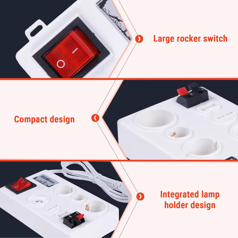 LED Bulb Power Tester, 60-300V Adaptive Voltage LED Strip Lamp Beads Light Source Testing Tool B22 E14 E27 GU10 G4 to G12 G9