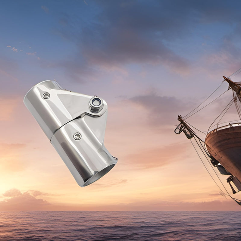 Heavy Duty Stainless Steel 316 Folding Swivel Connector Fitting for 7/8IN or 1In Boat Hand Rail Tube/Pipe For 1inch