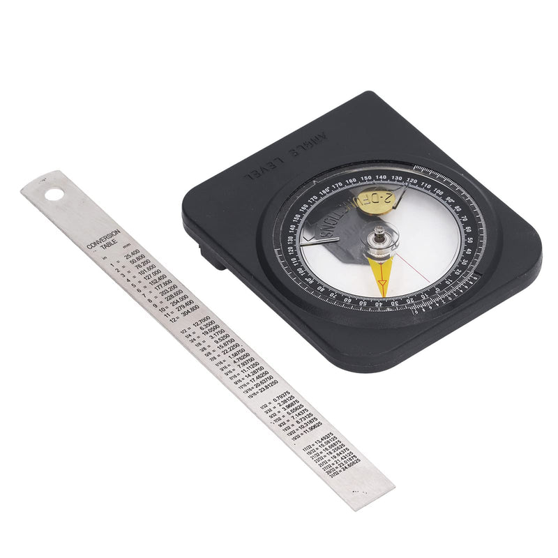 Garosa Magnetic Angle Finder, Stainless Steel Goniometer with Bidirectional Magnetic Stripe for Accurate Angle Detection in Construction and DIY Projects