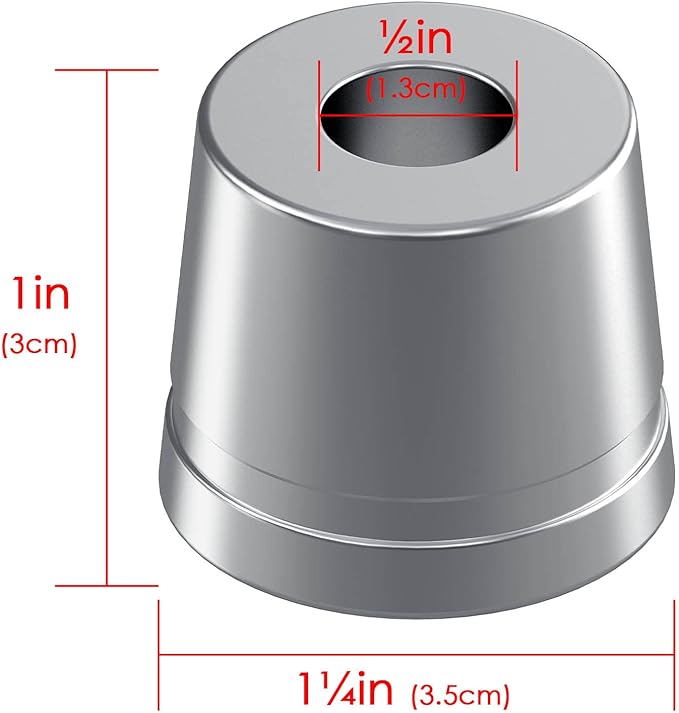 Linkidea 2 Pack Safety Razor Stand, Men's Aluminum Alloy Shaving Razor Base Holder, Manual Razor Holder for Bathroom Countertop (Silver Gray) - NewNest Australia