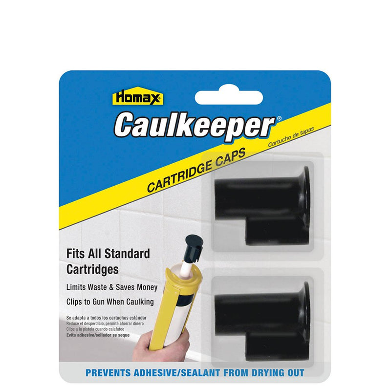 Homax 71773000658 Caulkeeper 2 Piece Caulk Caps, Black 1 Count (Pack of 1)
