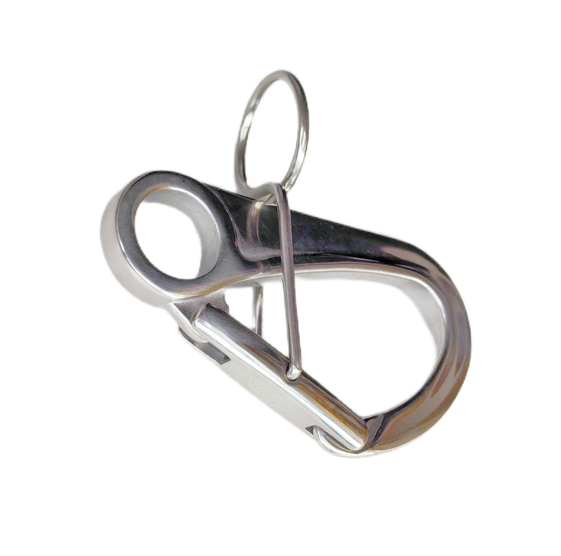 Stainless Steel 316 Butt Hook Kayak Boat Mooring Hook, Docking and anchoring Equipment Safety Protection Hook, Quick Release Hook 2