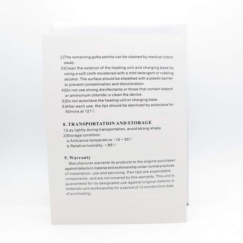 Obturation Pen -Heater Plugger Dissolved Breaker