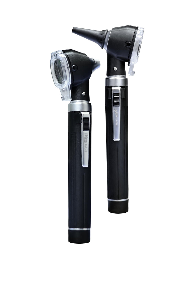 Otoscope - Ear Scope Otoscope with Light- Portable Ear Infection, Wax Detector- Ear Otoscope for Doctors, Nurses, & Students-(Black Color) Black