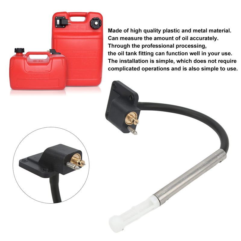 Fuel Tank Fitting, Marine Fuel Tank Connector Portable 12L 24L Boat Fuel Tank Connector Fitting Boat Outboard Engine Accessory