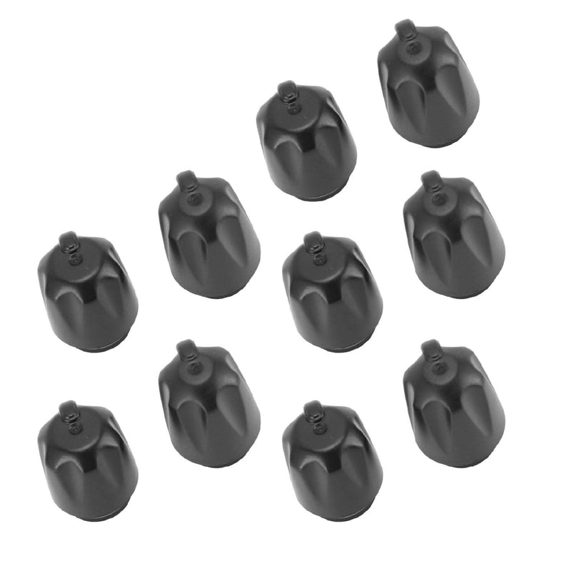 2 Way Radio Channel Knob Cap Replacement, Volume Control Knob for BF 888S, Repair Parts for BF 888S 2 Way Radios, 5 Pair, Easy Install Plastic Material
