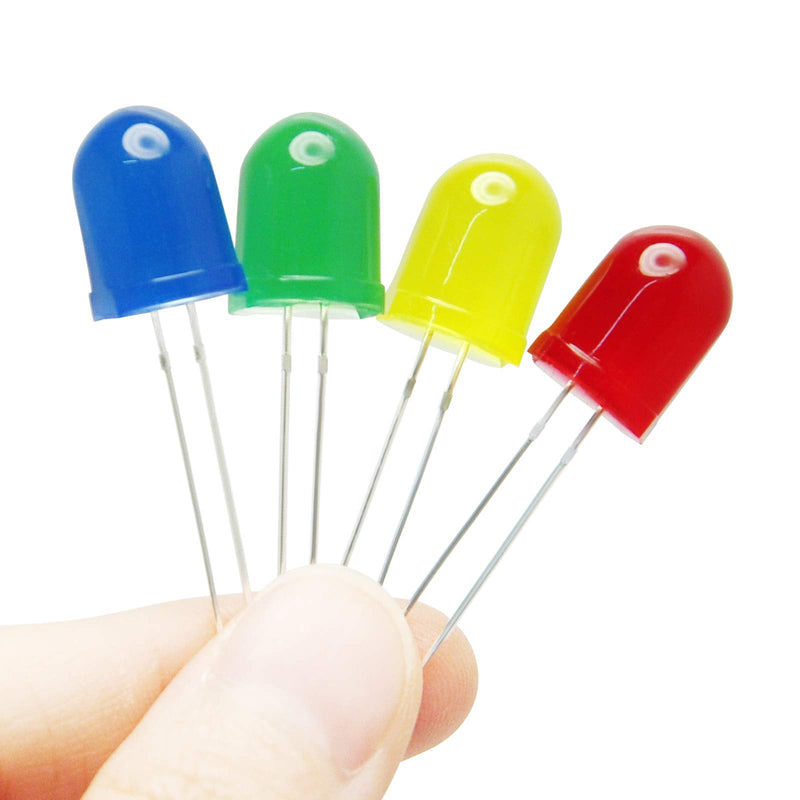Gikfun 10mm LED Emitting Diodes Light Lamp Diffused F10 Round Led for Arduino (Pack of 20pcs) AE1258