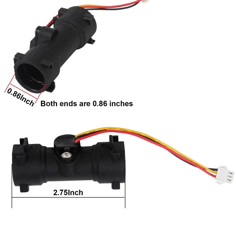 Water Flow Sensor Compatible with CAMPLUX Ranein Recpro Girard FOGATTI Furrion RV Water Heater and Gas tankless Water Heater