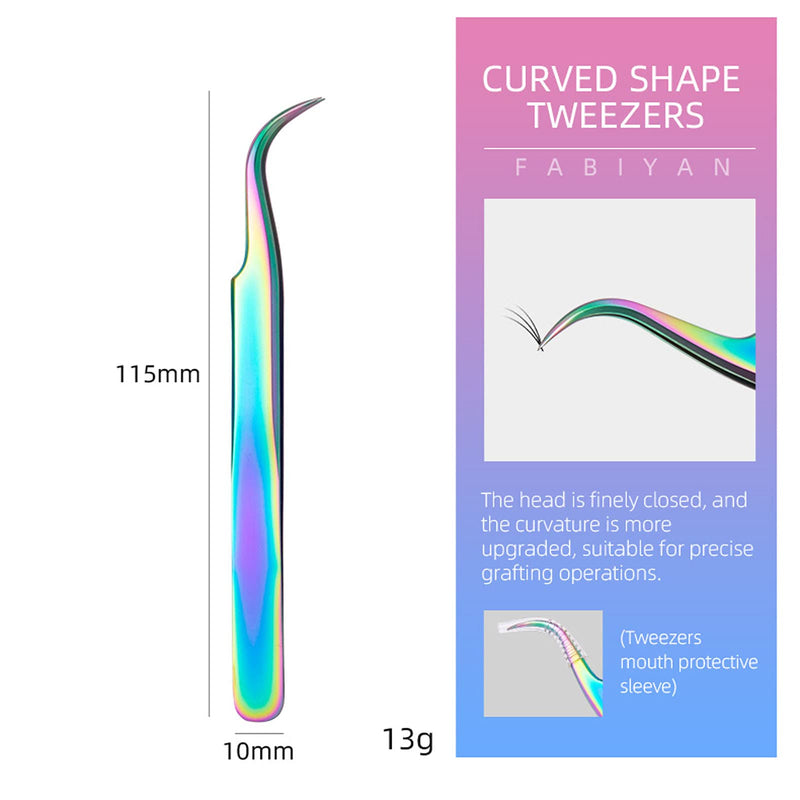 Tweezers Set, Diamond painting tools,Upgraded Anti-Static Stainless Steel Curved of Tweezers for Diamond painting, Electronics, Laboratory Work, Jewelry-Making, Craft, Soldering, etc.