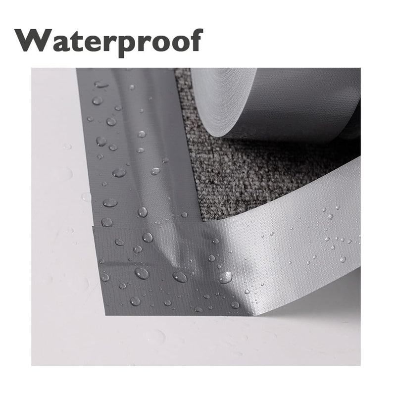 Heavy Duty Duct Tape 2 Inch X 33 Yards, 8.5 Mil Thickness, Multi Purpose Silver Grey Duct Tape, No Residue, Waterproof and Tear by Hand - for Repairs, Industrial, Professional Use