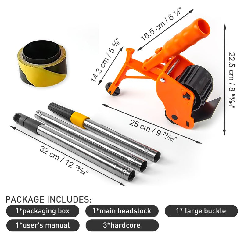 BAUSATZ Floor Tape Applicator，Manual Pushing Tape Marking Machine, Tape bonding Machine, Manual Tape applicator, Used for Floor Marking, Decoration Protection and Laying (JDJ001) JDJ001