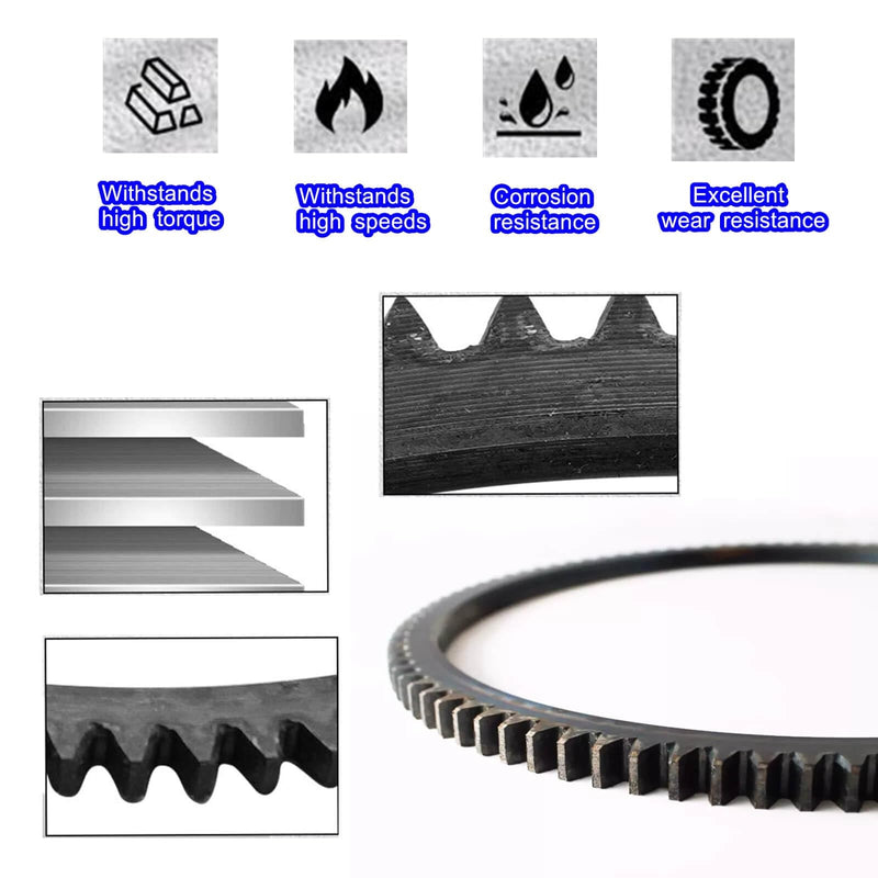 97 Teeth Flywheel Starter Ring Gear, Compatible with Kohler Command V-Twin flywheels & Kohler Courage，Replacement Ring Gear,Automotive Flywheel Ring Gear 97 Teeth