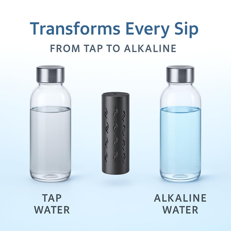 Nispira Alkaline Magnesium Water Infuser Sticks – Adds Electrolytes & Minerals Compatible with Any Bottle or Small Pitcher, 3 Pack