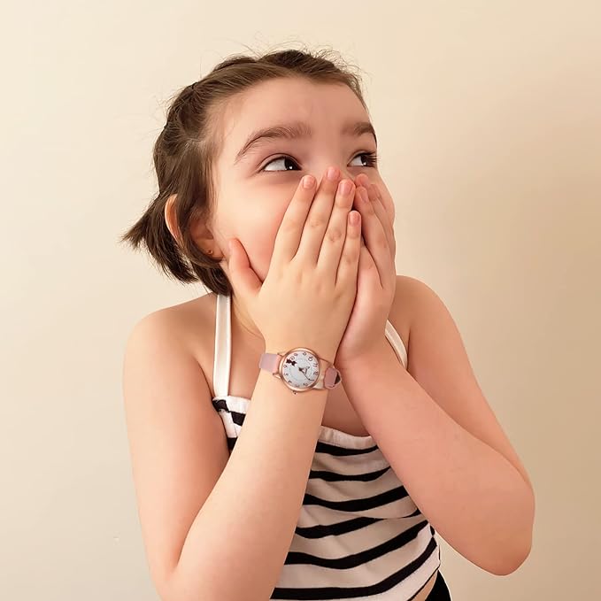 LEDMOMO Student Watch, Kids Watch, Watch, Watch, Kids, Cat Pattern, Cute, Cat Watch, Girls, Students, Pink - NewNest Australia