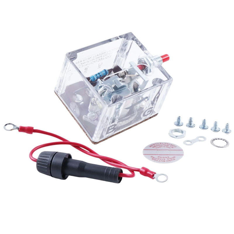 12V Magnetic Switch 25700287 518PH-12 Compatible with Murphy Switchgage for Bandit Chipper Marine Diesel Engine Heavy Duty Diesel Generator Engines and Distributor Ignition