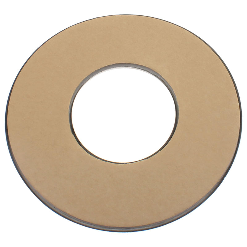 FDXGYH 2 Pcs ID 2.0" Wall Stainless Steel Flange Self-Adhesive Tape Round Escutcheon Plate Cover for Water Pipe Faucet Decoration Accessories 2.0"
