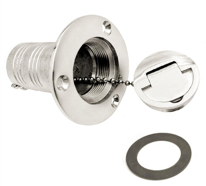 1 Pack Marine Hardware 316 Stainless Steel 1.5"( 38mm )Deck Filler/ Fill Keyless Cap Boat Accessories Yacht (Type: Diesel, 38mm 1.5inch) Type: Diesel