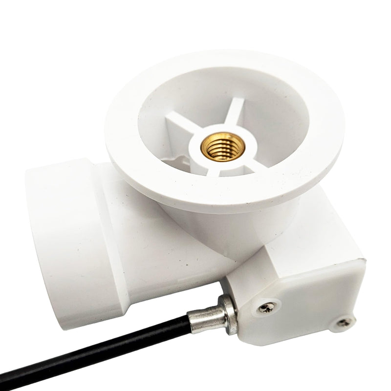 Westbrass Ball Joint Head PVC 35” Cable Rough Only, D50P35BJ-LT