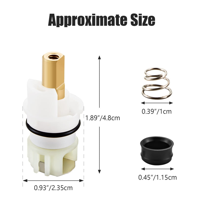 RP25513 faucet stem assembly Replacement Kit for two handle faucet repair kit with Cartridge RP4993 Seats Springs, 2 Pack