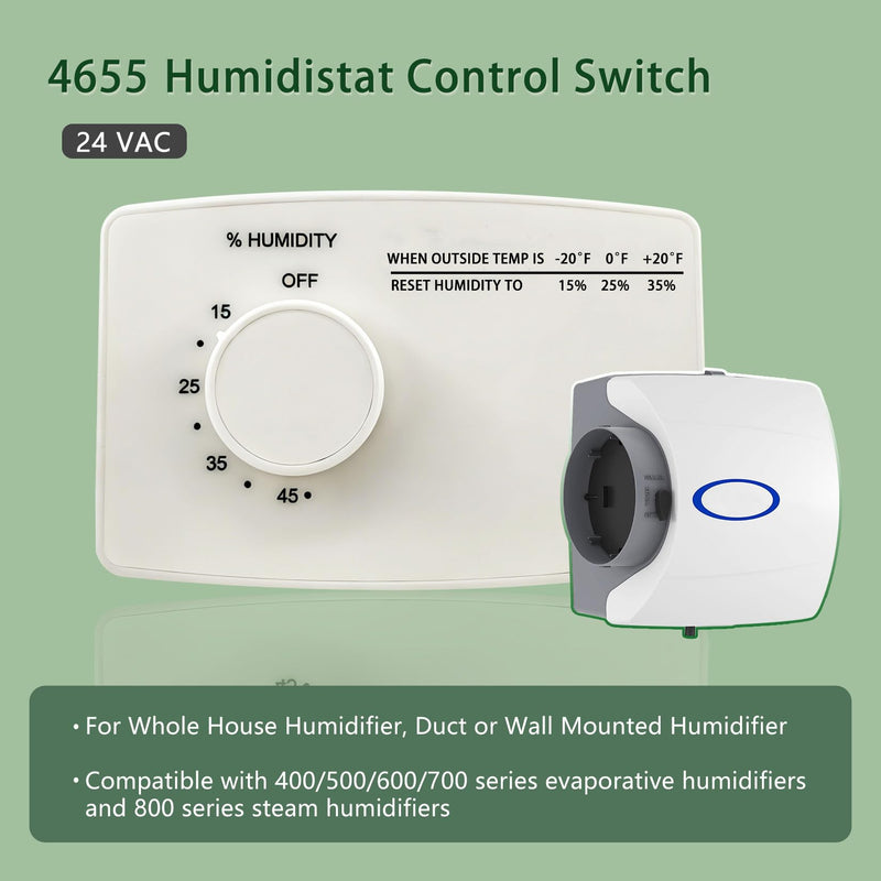 4655 Manual Digital Humidistat for AprilAire Whole Home Humidifier