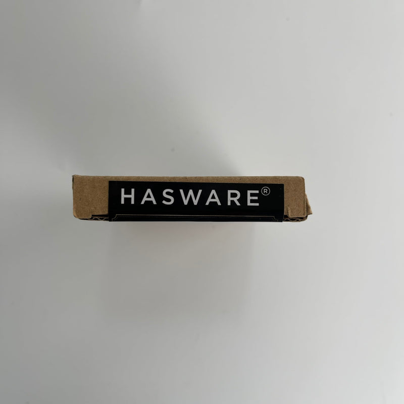 HASWARE House Number Sign 4 inch (10 cm) Polished Brass Finish Stylish Curvy Modern Door Numbers Signage Plaque Street Home Address Numerals(1, Brass) 1