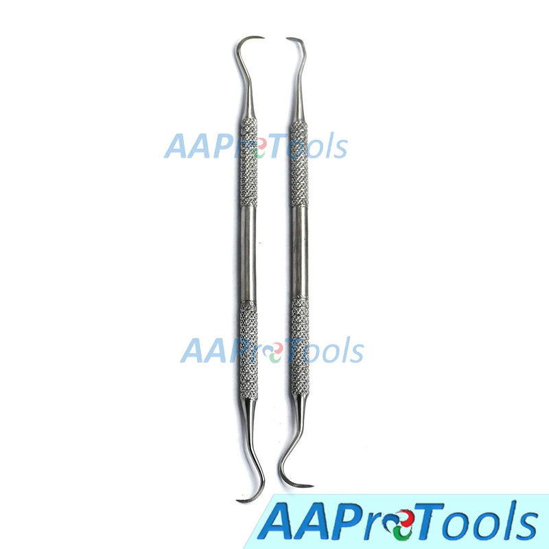 Dental Scaler Anterior Posterior New Periodontics Instrument 2 Pcs Set Sickle H6/h7, Jaquette U15/30