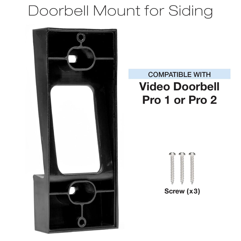 EXCELLO GLOBAL PRODUCTS Video Doorbell Pro Siding Mount