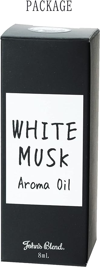 John's Blend Aroma Oil White Musk OA-JON-26-1 8ml (x1) - NewNest Australia