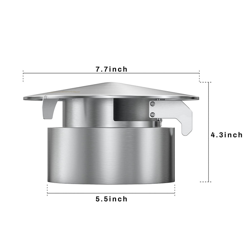Skyflame Stainless Steel Grill Chimney Top Vent Cap Replacement