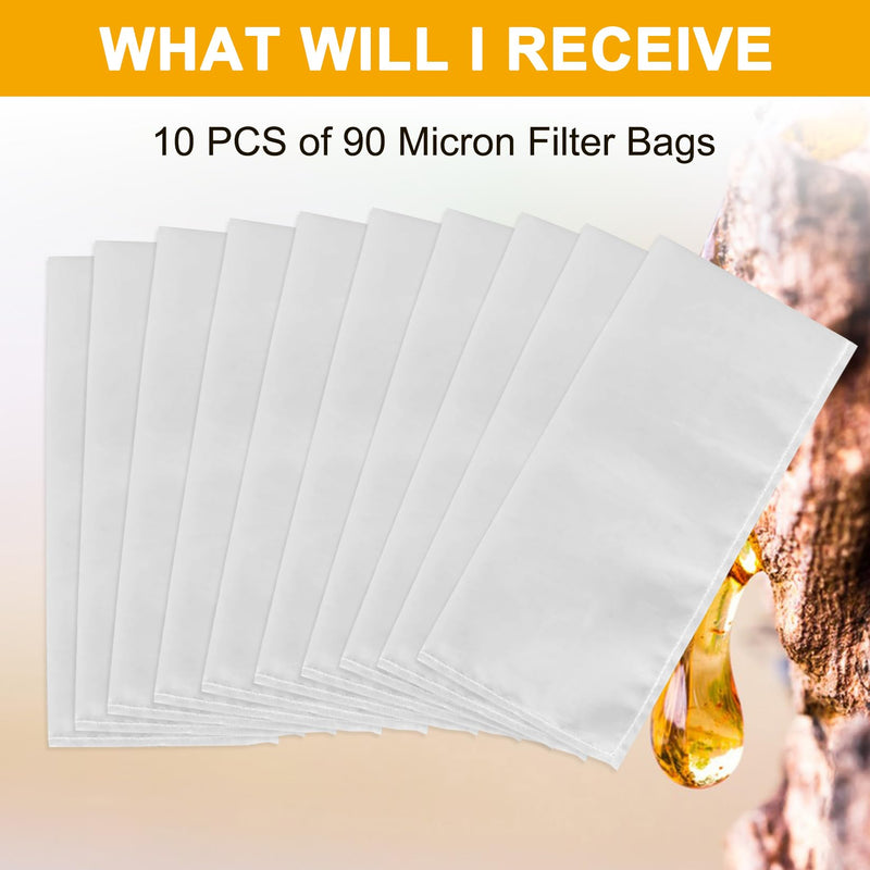 Tea Filter Bags - 2 x 4.5 Inch Tea Filter Bags 10 Pack 90 Micron 1 10PCS-90M