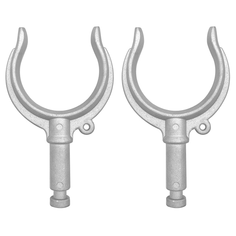 ISURE MARINE 2 pcs Aluminum Oar Lock Oarlock Rowlock Premium Marine Row Boat Dinghy Water Raft Boat Kayak Canoe Oar Lock Rowlock Side Mount