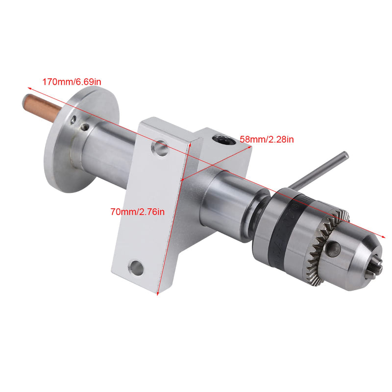 AYNEFY Telescopic Taper Revolving Centre, Live Center Revolving Centre Adjustable Bearing Live Center with Wrench for Mini Lathe Machine DIY Woodworking
