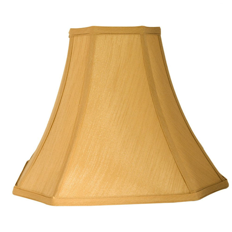 Tootoo Star Antique Octagonal Royal Bell Lamp Shade for Floor Lampshade and Table Lamp,(6.3x6.3) x(13x13) x10.8",Antique Gold (6.3 x 6.3)" x (13 x 13)'' x 10.8"