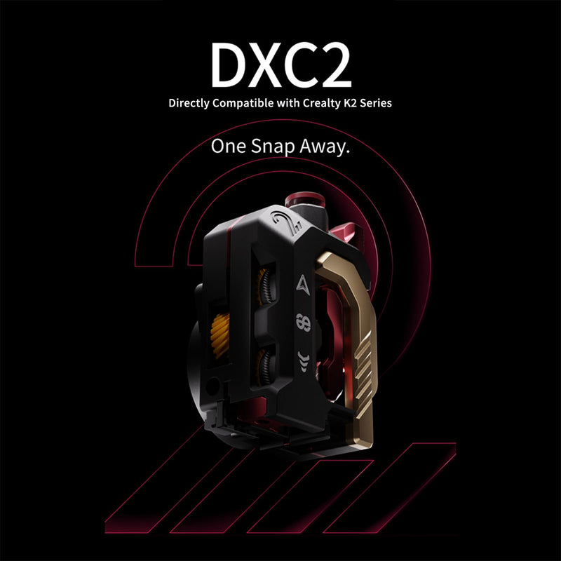 Upgrade for Phaetus DXC2 Extruder for Crealty K2 Series: Dual Gear Drive Helical Engagement Magntic Snap Structure Extrusion Replacement - Ensure Smooth Printing 3D Printer Accessories