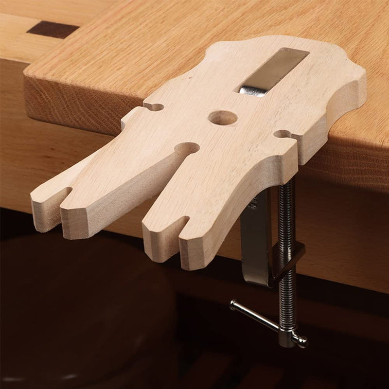 Bench Clamp KIt with Woodworking Hold Clip for Handsaw DIY Bench Pin V-Slot Tool Set Workbench Jewelry Making