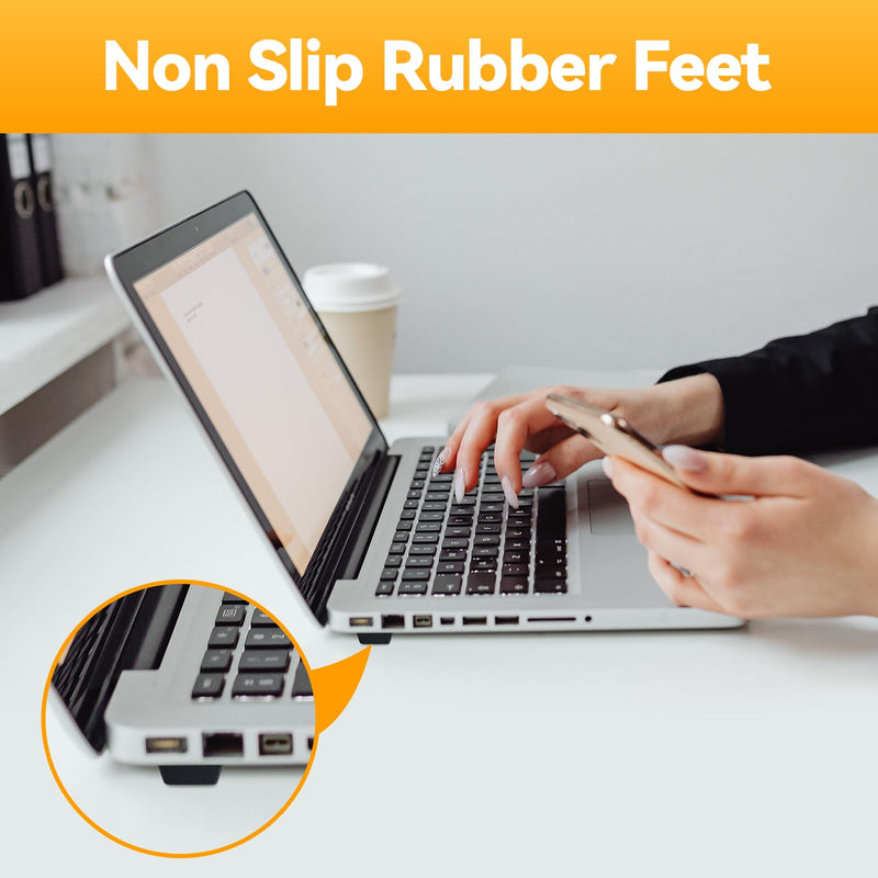 Rubber Feet for Electronics-Adhesive Rubber Feet 16PCS, Black Rubber Feet Adhesive, Stick On Rubber Feet, Rubber Bumpers Self Adhesive 16pcs Large