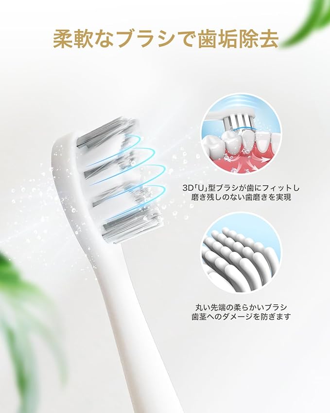 Epeios EPA2004 Electric Toothbrush, Sonic Toothbrush, Replacement Brush Head, 2, Sonic Type, Electric Toothbrush, Regular Size, OKare ET003 (OKare! PRO) Dedicated Replacement Brush - NewNest Australia