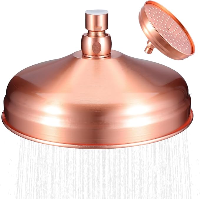 Copper Shower Head High Pressure Rain Shower Head Bath Rainfall Sprinkler Nozzle Replacement for Bathroom - NewNest Australia