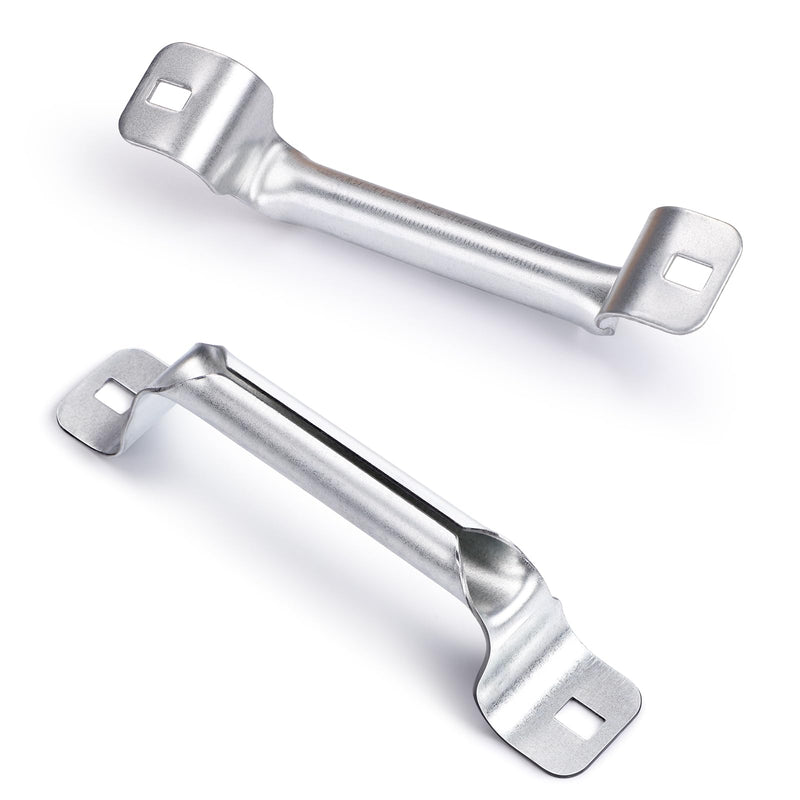 SIHAI 10 Packs Garage Door Lift Handle, Heavy Duty Galvanized Roll Grip for Lift Handle Replacement (10 Pack, 6.5" L) Square corner-6.5" ( 10 Pack )
