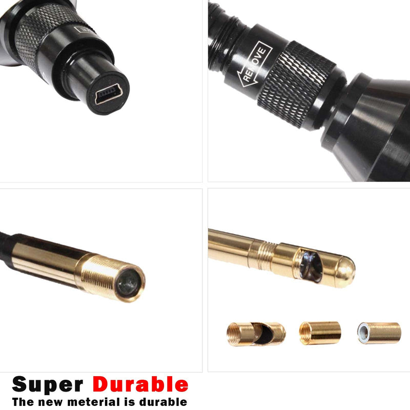 Autel MaxiVideo MV105 Inspection Endoscope - 5.5mm Ultra-Slim Probe, IP67 Waterproof, Works w/Autel Scanner MK808S/MS906/MK906BT/MS908/MS909/MS919/Elite/Ultra & PC, LED Light