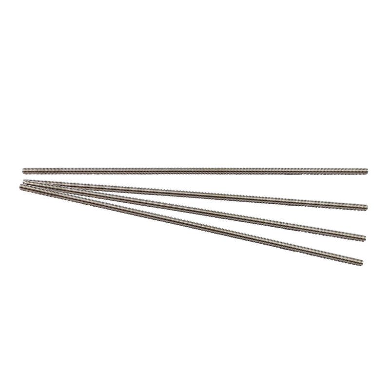 Aiwaiufu 1/4"-28 Stainless Steel Threaded Rods, 12Inch Fully All Threaded Rods (Pack of 4) 1/4''-28