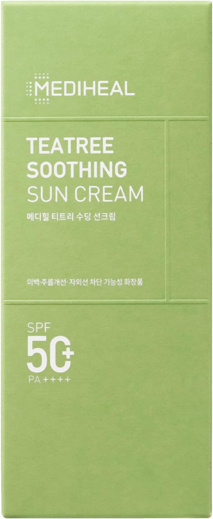 Mediheal SPF 50+PA++++ Tea Tree Soothing Sun Cream, 1.7 fl oz (50 ml) - NewNest Australia