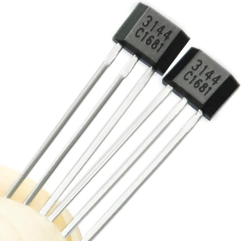 40x Linear Hall Effect Sensors A3144/OH3144/44E/AH3144E TO-92 UA 3 Pins Sensor Element Switch for Electric Vehicle Motor Repair